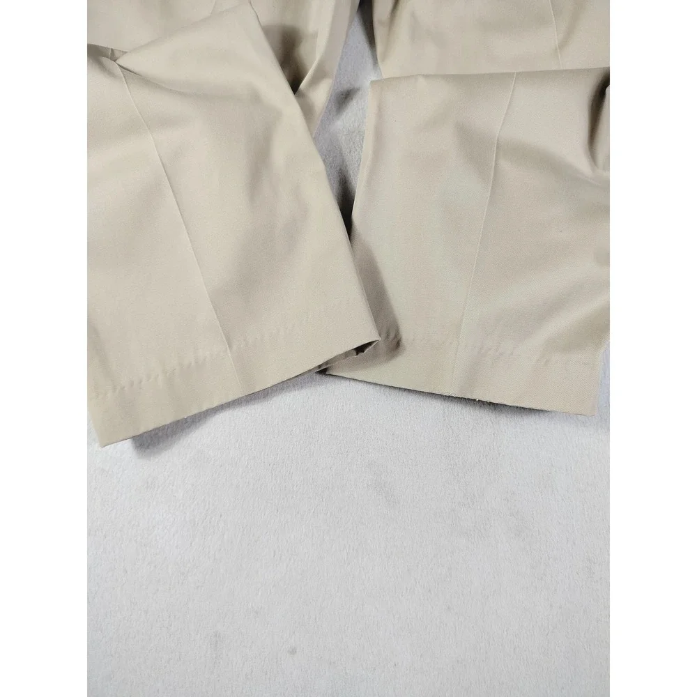 Lands' End Pants Mens 40 Beige Traditional Fit Chino Cotton Office Business‎